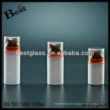 Botellas sin aire de la loción de los cosméticos 50ml, botella sin aire de PMMA / as / abs / san / PP